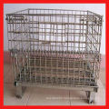 800*600*640mm galvanized metal mesh pallet cages